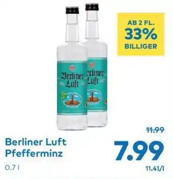 T&G Berliner Luft Pfefferminz T&G 0.70 Liter 1 Flasche Angebot