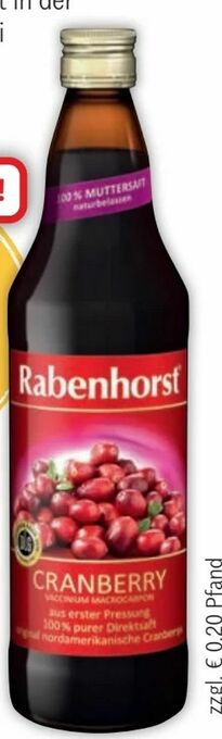 Martin Reformstark Cranberry Muttersaft Angebot