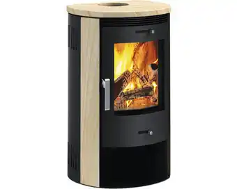 Hornbach Kaminofen Accente Nyborg 3.0 Sandstein 7,5 kW mit Holzfach Angebot