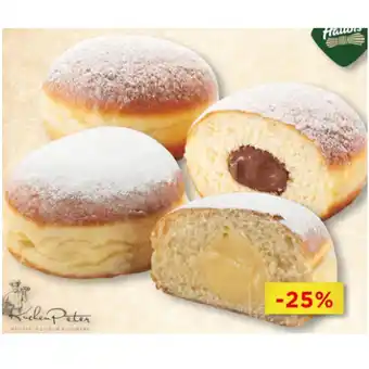 Unimarkt KuchenPeter Vanillekrapfen oder Haubis Nougatkrapfen Unimarkt 1 Stück Angebot