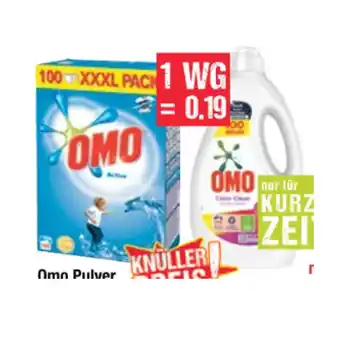 Maximarkt OMO Pulver oder Flüssig versch. Sorten Maximarkt 100 Waschgänge 1 Packung Angebot