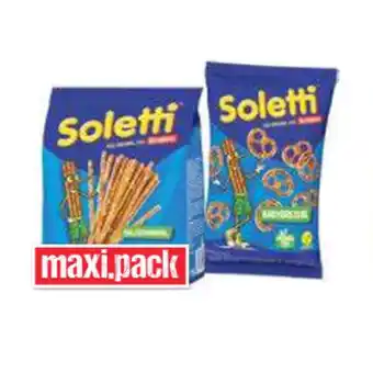 Maximarkt Soletti Salzstangerl versch. Sorten, Brezel Chips, Babybrezel oder Happy Mix Maximarkt 1 Packung Angebot