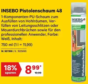 Lagerhaus INSEBO Pistolenschaum 48 Angebot