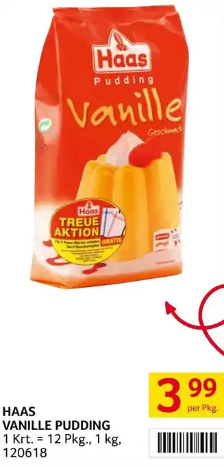 Transgourmet HAAS VANILLE PUDDING 1kg Angebot