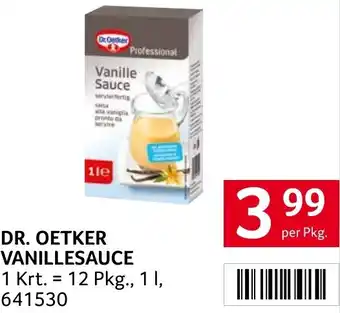 Transgourmet DR. OETKER VANILLESAUCE, 1L Angebot