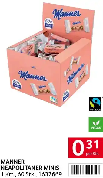 Transgourmet MANNER NEAPOLITANER MINIS Angebot