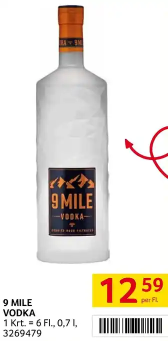 Transgourmet 9 MILE VODKA 0.7L Angebot