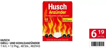 Transgourmet HUSCH GRILL- UND KOHLEANZÜNDER Angebot