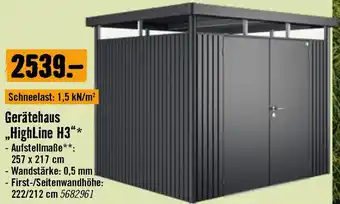 Gerätehaus „HighLine H3