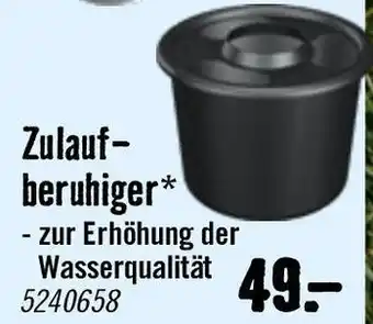 Hornbach Zulauf-beruhiger Angebot