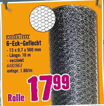 Hornbach 6-Eck-Geflecht Angebot