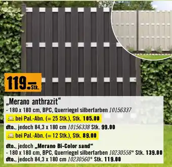 Hornbach Merano anthrazit Angebot