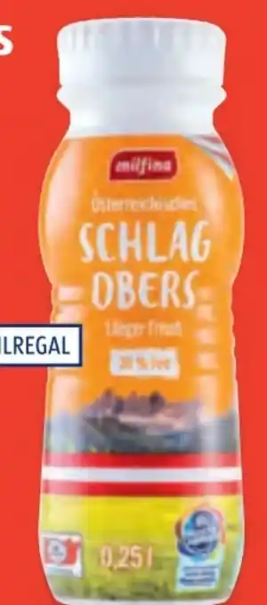 Hofer Schlagobers Angebot