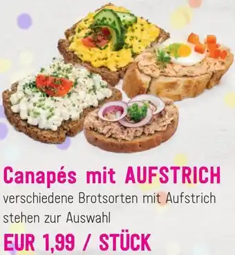 Sutterlüty Canapés mit AUFSTRICH Angebot