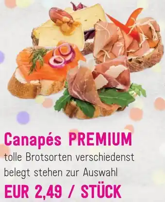 Sutterlüty Canapés PREMIUM Angebot