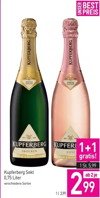 Sutterlüty Kupferberg Sekt 0,75 Liter Angebot