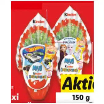 Lidl Kinder Maxi Große Überraschung versch. Sorten Lidl 150 Gramm 1 Stück Angebot