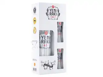 Lidl Yeni Raki +2 Gläser gratis Lidl 0.70 Liter 1 Set Angebot