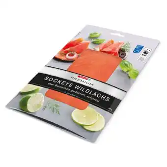 Spar Spar Premium MSC Sockeye Wildlachs geräuchert SPAR 100 Gramm 1 Packung Angebot