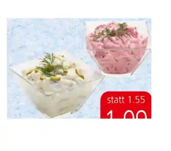 Spar Heringssalat rot oder Heringssalat weiß SPAR 100 Gramm Angebot