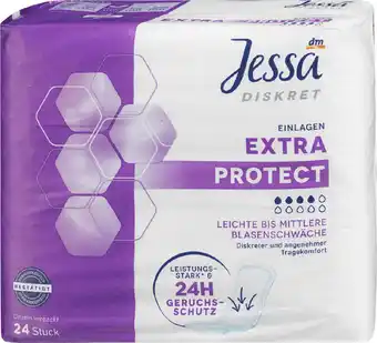 dm Jessa Diskret Hygiene-Einlagen Extra Protect Angebot