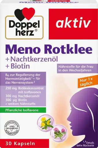 dm Doppelherz aktiv Meno Rotklee Kapseln Angebot