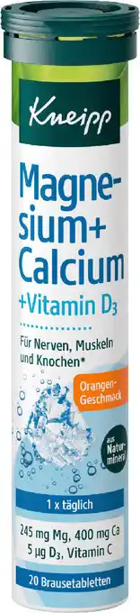dm Kneipp Magnesium + Calcium + D3 Brausetabletten Angebot
