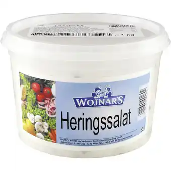 Metro Wojnar´s Heringssalat Natur, Preisangabe ohne MwSt. (Preis inkl. MwSt. 9,89 €), METRO 1 Kilogramm 1 Packung Angebot