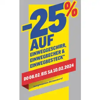 Metro 25% AUF EINWEGGESCHIRR, EINWEGBECHER & EINWGBESTECK METRO Angebot