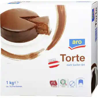 Metro aro Torte nach Sacher Art, Preisangabe ohne MwSt. (Preis inkl. MwSt. 11,21 €), METRO 1 Kilogramm 1 Packung Angebot