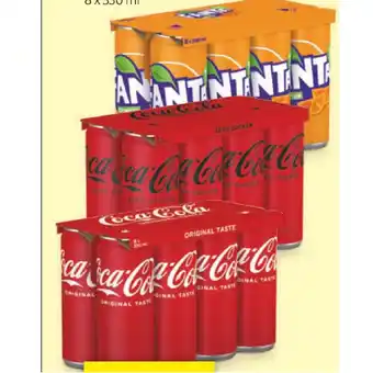Hofer Coca Cola verschiedene Sorten HOFER 330 Milliliter 8 Dose Angebot