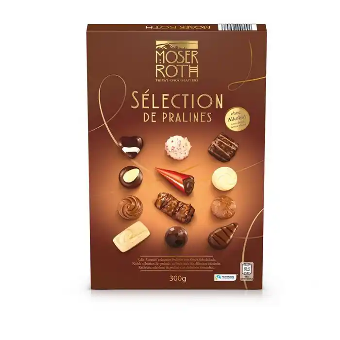 Moser Roth Pralinen Edle Auswahl div. Sorten HOFER 300 Gramm 1 Packung Angebot bei Hofer