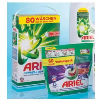 Hofer Ariel Voll-/Colorwaschmittel Pulver/Pods div. Sorten HOFER 1 Packung Angebot