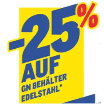 Metro 25% AUF GN BEHÄlTER EDELSTAHL METRO Angebot