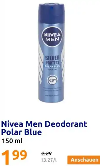 Action Nivea Men Deodorant Polar Blue Angebot