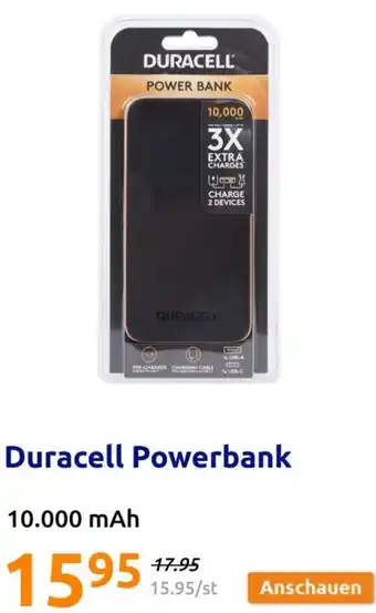 Action Duracell Powerbank Angebot