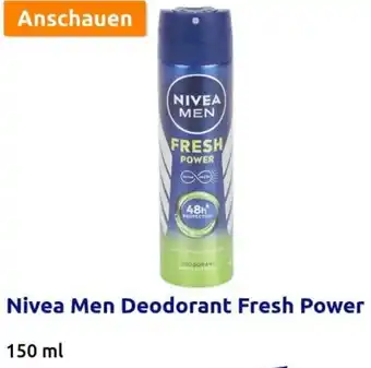 Action Nivea Men Deodorant Fresh Power Angebot