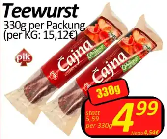 Wurstico Teewurst Angebot