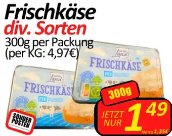 Wurstico Frischkäse div. Sorten Angebot