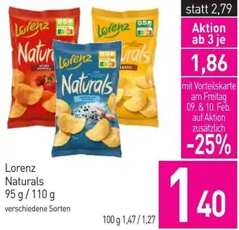 Sutterlüty Lorenz Naturals 95 g/110 g Angebot
