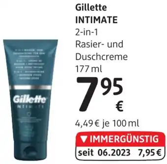 dm Gillette INTIMATE Angebot