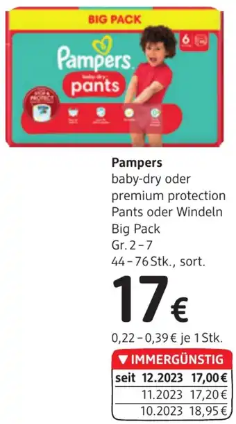 dm Pampers Angebot