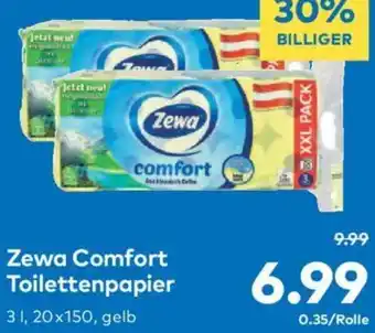 T&G Zewa Comfort Toilettenpapier Angebot
