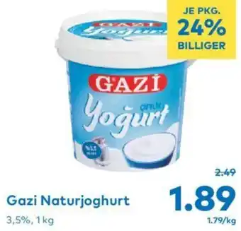 T&G Gazi Naturjoghurt Angebot