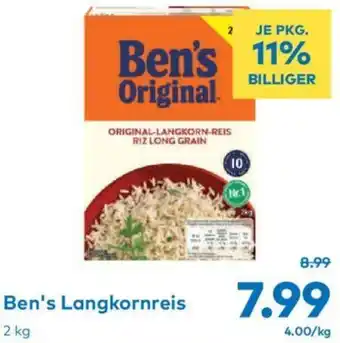 T&G Ben's Langkornreis Angebot