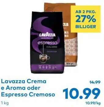 T&G Lavazza Crema e Aroma oder Espresso Cremoso Angebot