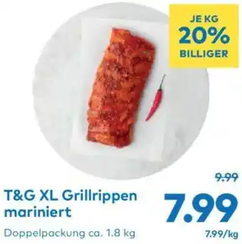 T&G T&G XL Grillrippen mariniert Angebot