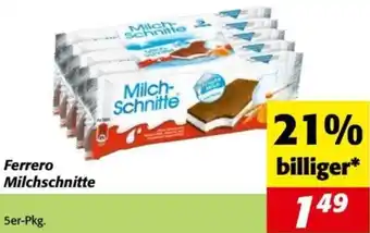 Nah&Frisch Ferrero Milchschnitte Angebot