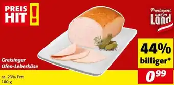 Nah&Frisch Greisinger Ofen-Leberkäse Angebot