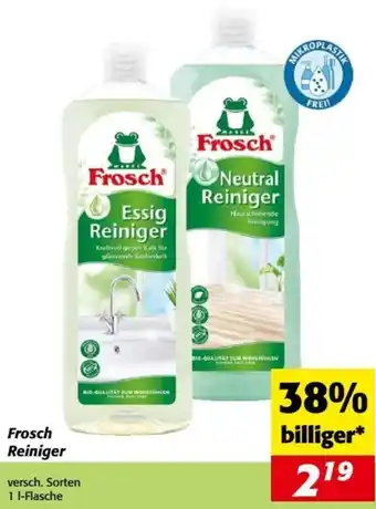 Nah&Frisch Frosch Reiniger Angebot